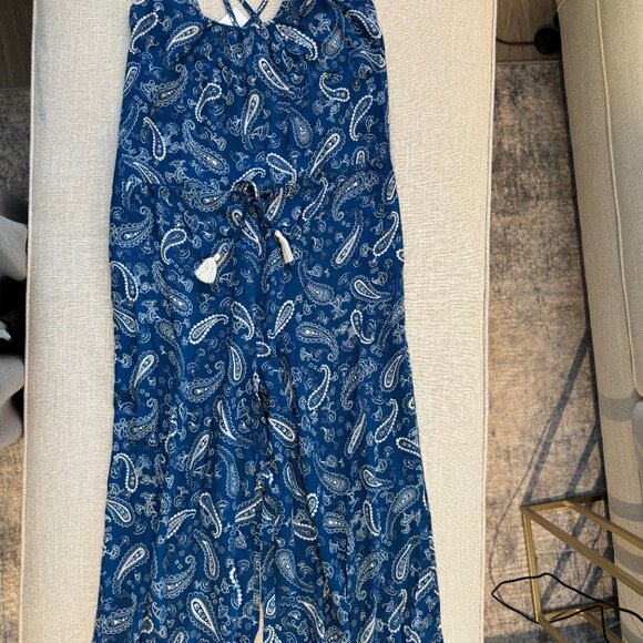Aakaa ARUBA BABY PAISLEY JUMPSUIT in "ocean blue" - Picture 4 of 9